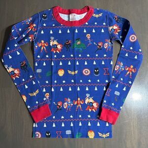 Hanna Andersson size 12 Marvel Long John Pajama TOP ONLY